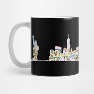 NYC map Mug